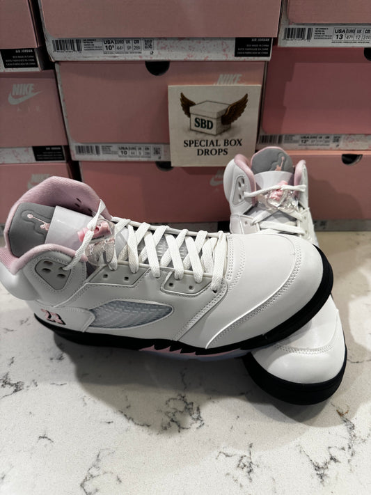 Jordan 5 Retro Med Soft Pink HQ7978-102 Size 7-13 -Authentic-In Hand🔥