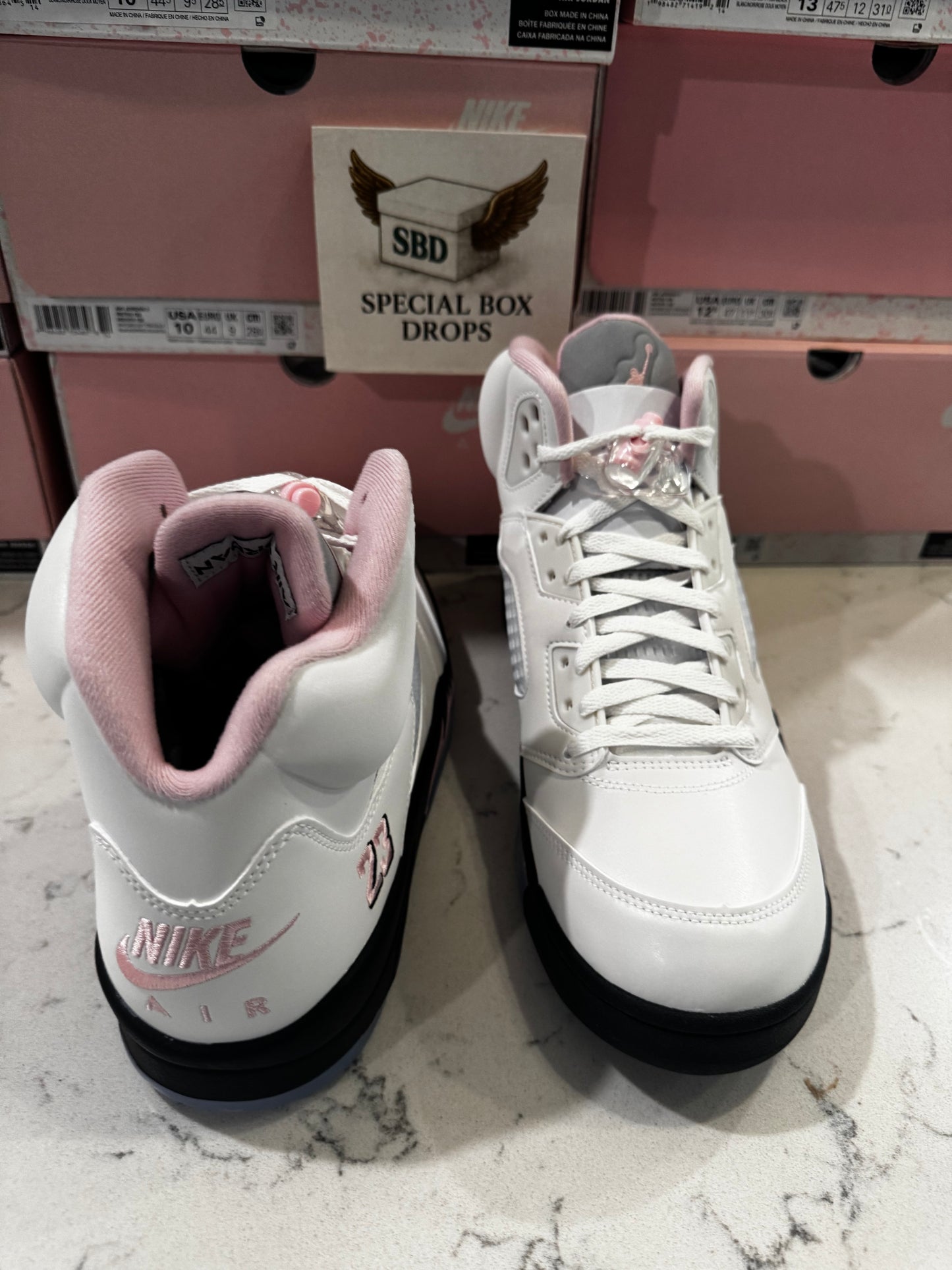 Jordan 5 Retro Med Soft Pink HQ7978-102 Size 7-13 -Authentic-In Hand🔥