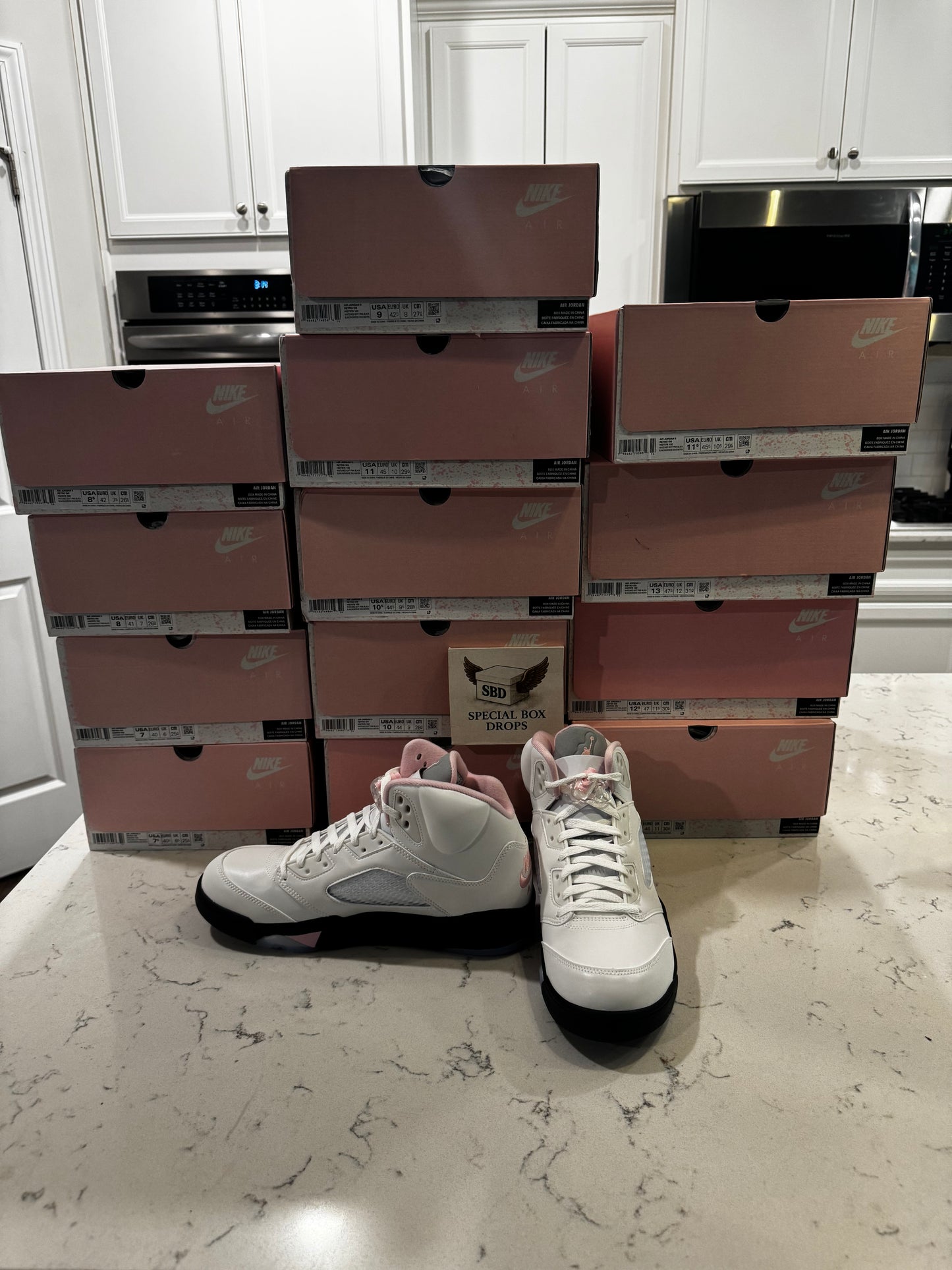 Jordan 5 Retro Med Soft Pink HQ7978-102 Size 7-13 -Authentic-In Hand🔥