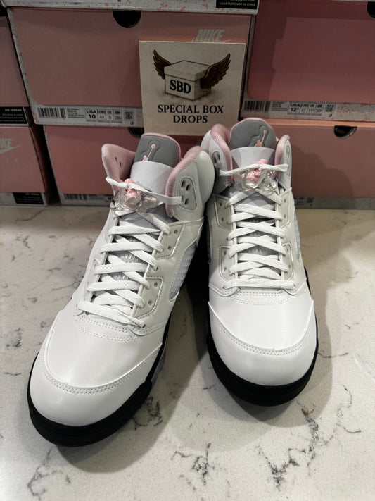 Jordan 5 Retro Med Soft Pink HQ7978-102 Size 7-13 -Authentic-In Hand🔥